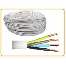 Провод ПВС 4х4.0 Белый
